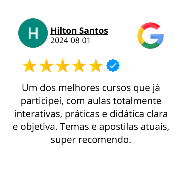 Avaliação Google 3 — aluno do Prof. Pinzon